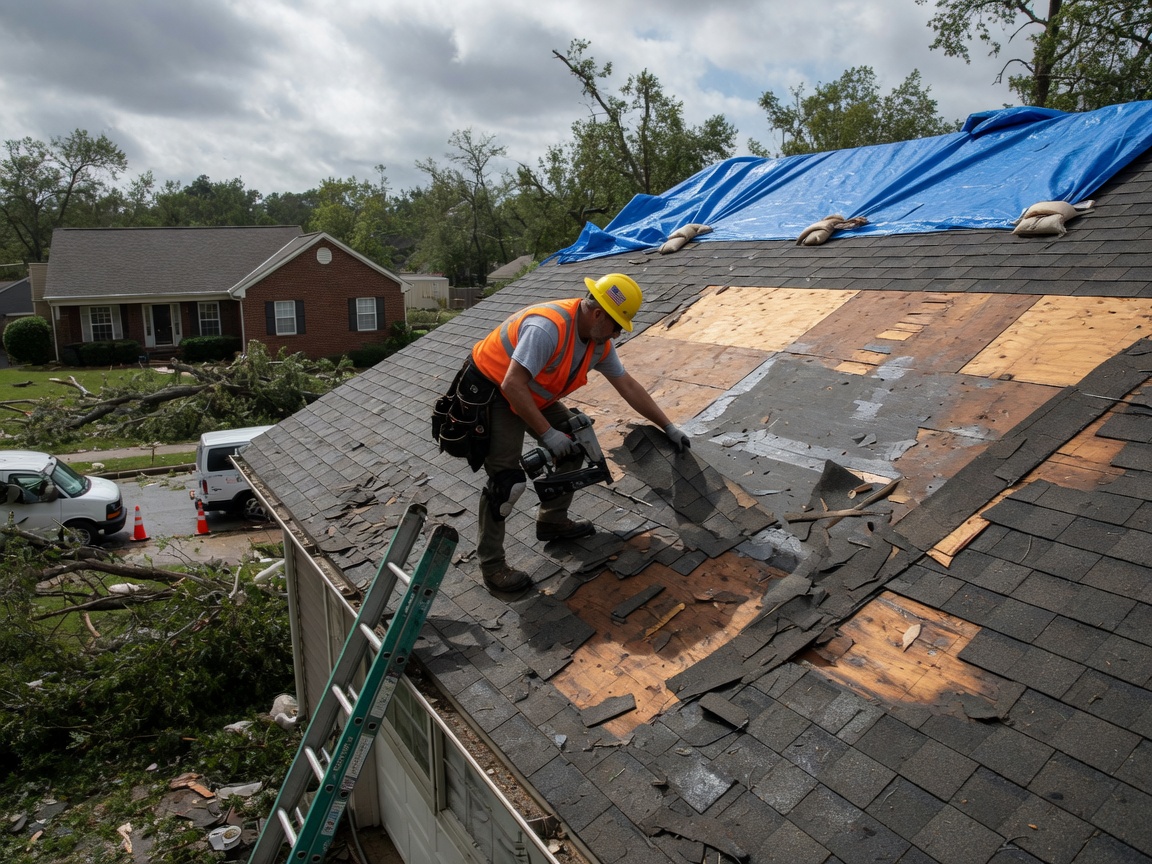 Storm Damage Roof Repair Near Me in Georgia